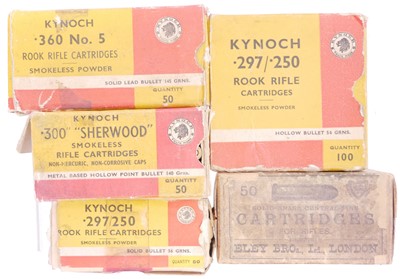 Lot 519 - Mixed part boxes of Rook Rifle ammunition, to...