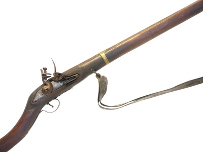 Lot 27 - North African Flintlock musket or Kabyle, with...