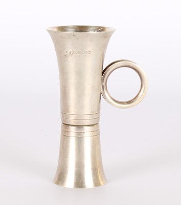 Lot 16 - An Elizabeth II Silver Double Shot Measure by Broadway & Co.