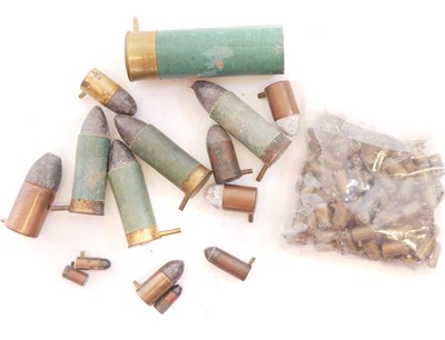 Lot 505 - Mixed pinfire ammunition, to include 4x rifle...