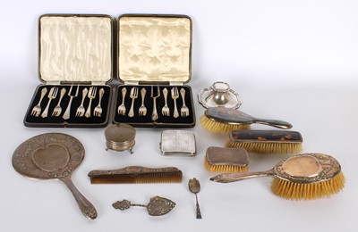 Lot 4 - A Group of Variously Hallmarked Silver