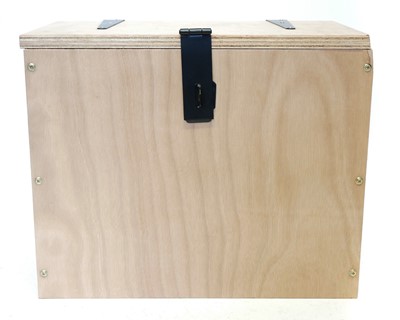Lot 444 - Henry Krank black powder storage box, with...