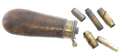 Lot 80 - Unusual James Dixon and Sons Sheffield powder...