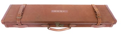 Lot 426 - E. J. Churchill canvas and leather travelling...