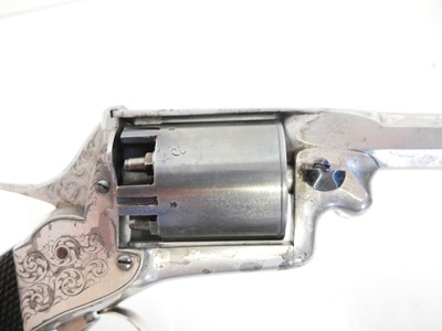 Lot 11 - Cased Philip Webley forth model Long Spur 60...