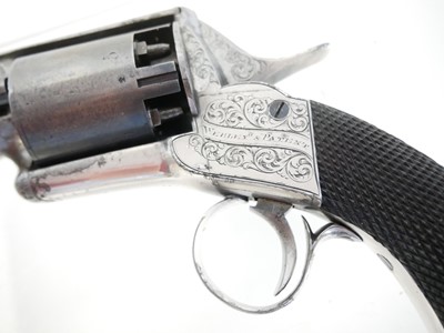 Lot 11 - Cased Philip Webley forth model Long Spur 60...