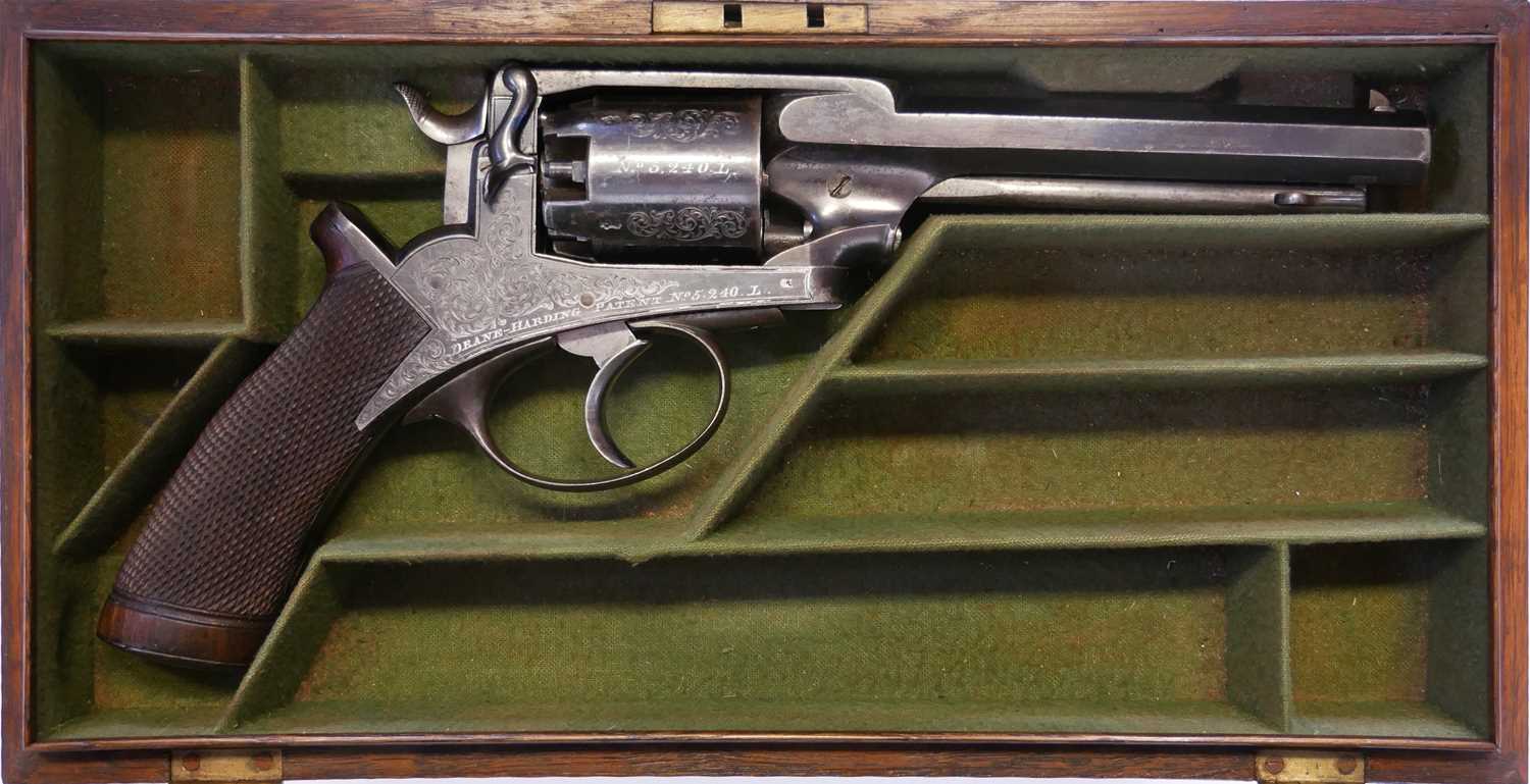 Lot 12 - Cased Deane, Harding and Deane 54 bore second...