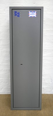 Lot 446 - Brattensound eleven steel gun cabinet, with...