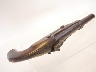 Lot 6 - M.1822 type percussion 18mm cavalry pistol,...