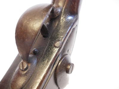 Lot 6 - M.1822 type percussion 18mm cavalry pistol,...