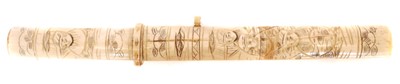 Lot 147 - Japanese bone tanto, 6inch blade, the bone...