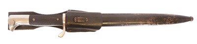 Lot 184 - German S.98 parade bayonet, 9.5inch fullered...