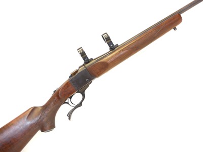 Lot 273 - Ruger No.1 .223 falling block rifle with...