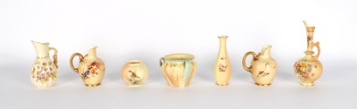 Lot A Collection of Royal Worcester "Blush Ivory" Wares