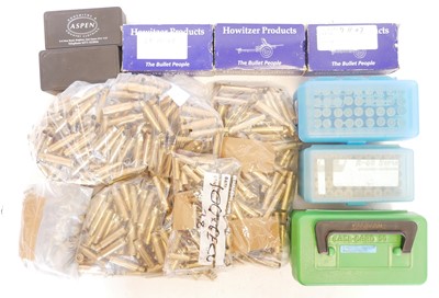 Lot 591 - Collection of mixed fired brass, to include...