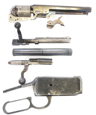 Lot 486 - Collection of gun parts, to include a Mossberg...