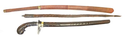 Lot 153 - Indonesian Sumatran Pedang short sword and...