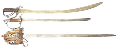 Lot 168 - Three reproduction swords, to include a copy...