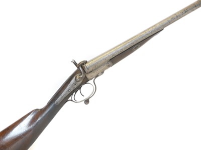 Lot 60 - Pinfire 12 bore side by side shotgun by D....