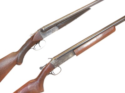 Lot 98 - Two deactivated 12 bore shotguns, to include a...