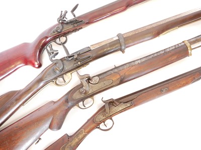 Lot 58 - Four guns, to include an Indian 18 bore...