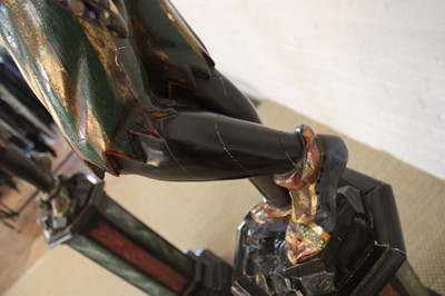 Lot A Rare Pair of 19th Century Venetian 'Blackamoor' Figures on Integral Stands