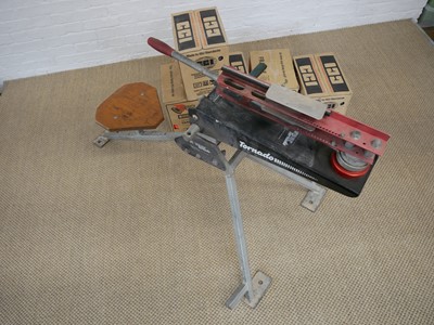 Lot 433 - Hi-Fast Tornado clay pigeon trap with five...