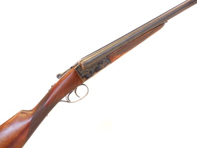Lot 377 - AYA 12 bore side by side shotgun, serial...