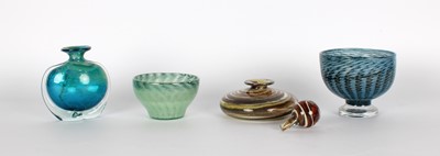 Lot 19 - "Peacock Feather" Bowl by Bertil Vallien for Boda