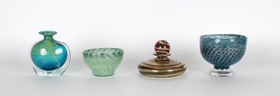 Lot "Peacock Feather" Bowl by Bertil Vallien for Boda