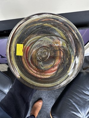 Lot 19 - "Peacock Feather" Bowl by Bertil Vallien for Boda