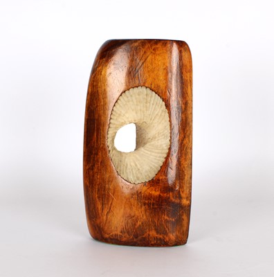Lot Contemporary Carved Wooden Abstract Sculpture
