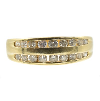 Lot 187 - A diamond fancy ring, set in 18ct gold