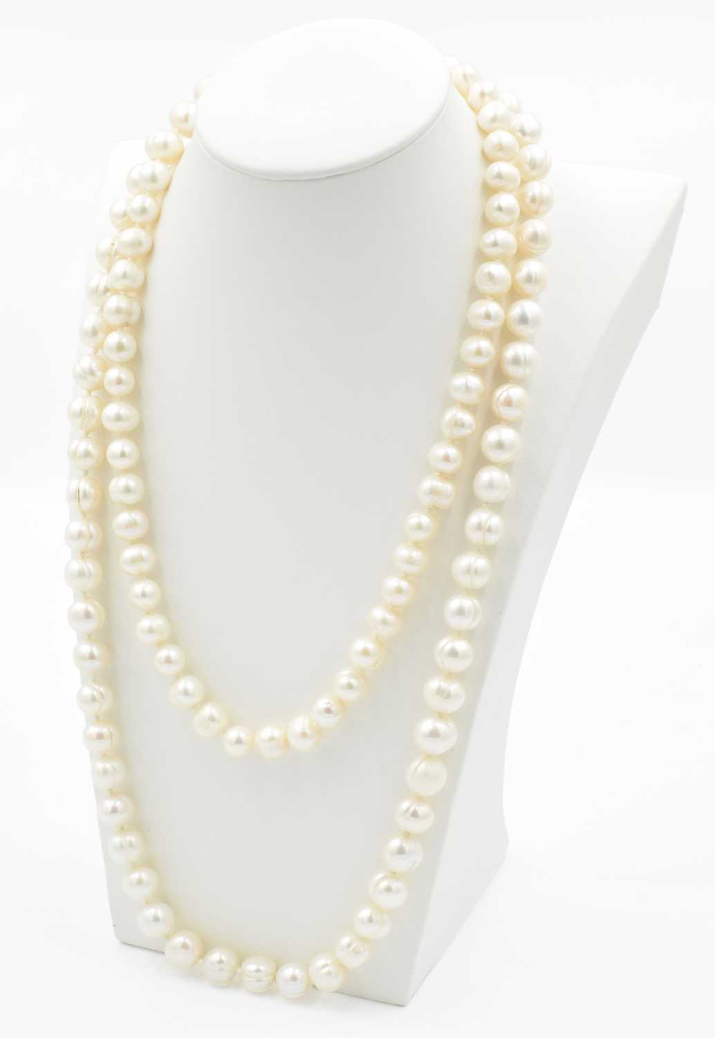Lot Two South Sea pearl necklaces