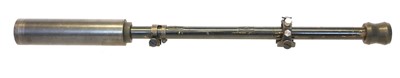 Lot 573 - Rifle telescope, with simple crosshairs, in...