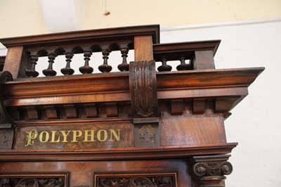 Lot An Impressive and Rare Late 19th Century "Mikado" Polyphon