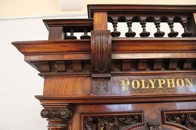 Lot An Impressive and Rare Late 19th Century "Mikado" Polyphon