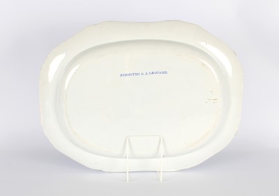 Lot A Large and Rare "Shooting a Leopard in a Tree" Serving Dish by Spode