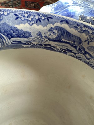 Lot 107 - A Large "Hunting a Buffalo" Soup Tureen, Ladle and Stand by Spode