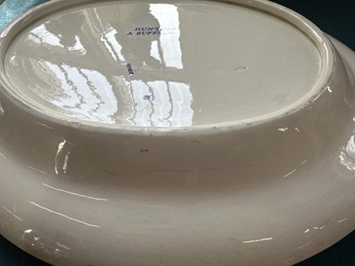 Lot 107 - A Large "Hunting a Buffalo" Soup Tureen, Ladle and Stand by Spode