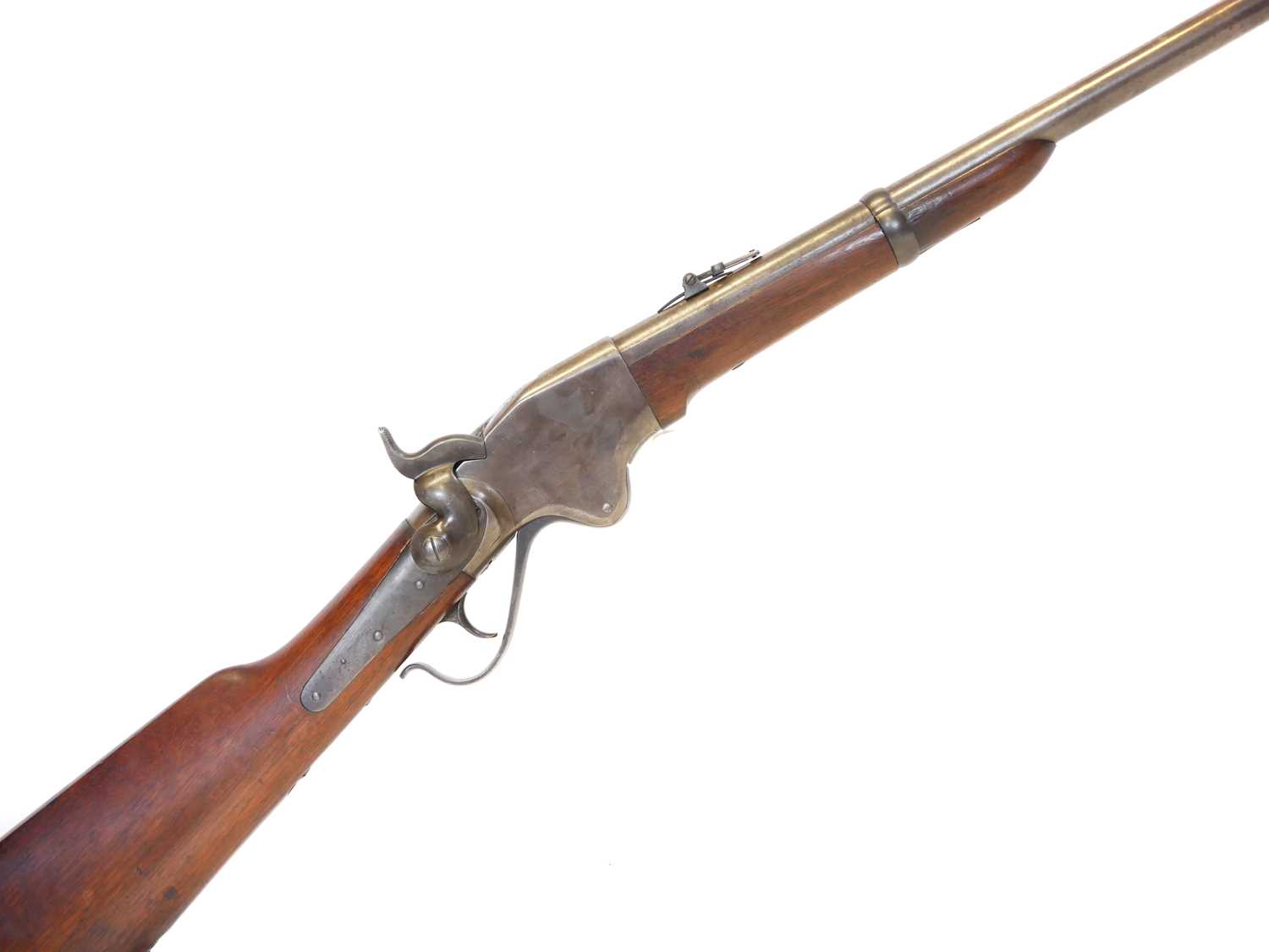 Lot Spencer model 1865 50 calibre rimfire...