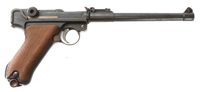 Lot 113 - Deactivated German WWI DWM Artillery Luger 9mm...