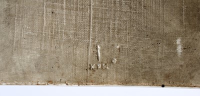 Lot A 19th Century Painted Porcelain Plaque Depicting Saint John the Baptist by KPM of Berlin