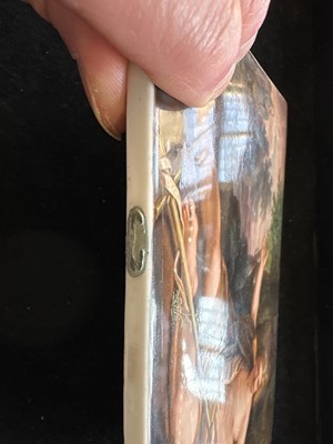 Lot 102 - A 19th Century Painted Porcelain Plaque Depicting Saint John the Baptist by KPM of Berlin