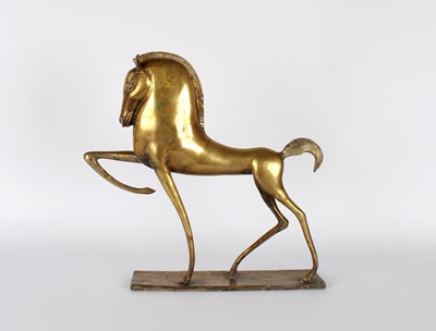 Lot 74 - "Etruscan Horse" Bronze Sculpture