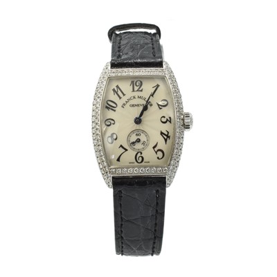 Lot 243 - A Frank Muller Cintree Curvex, set in 18ct gold