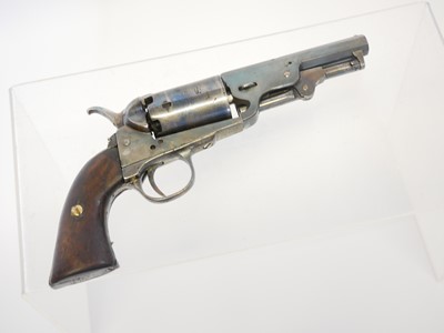 Lot Belgian percussion pocket revolver, serial...