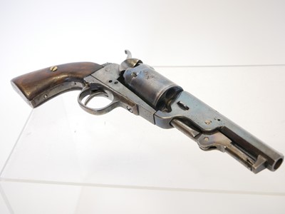 Lot Belgian percussion pocket revolver, serial...