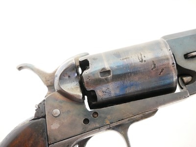 Lot Belgian percussion pocket revolver, serial...