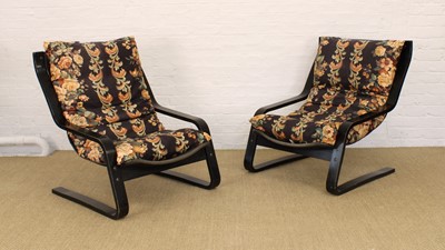 Lot 261 - Pair of Mid-Century Cantilever Lounge Chairs